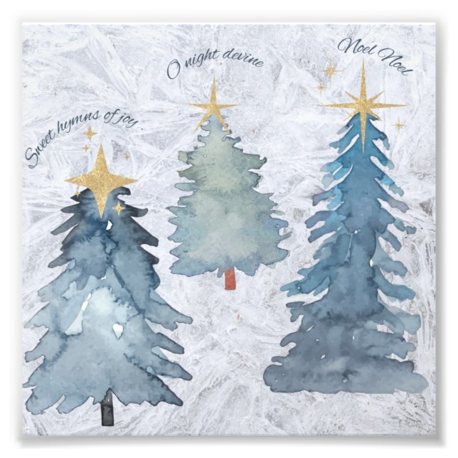 Holiday Trees Fotodruck (Vorne)