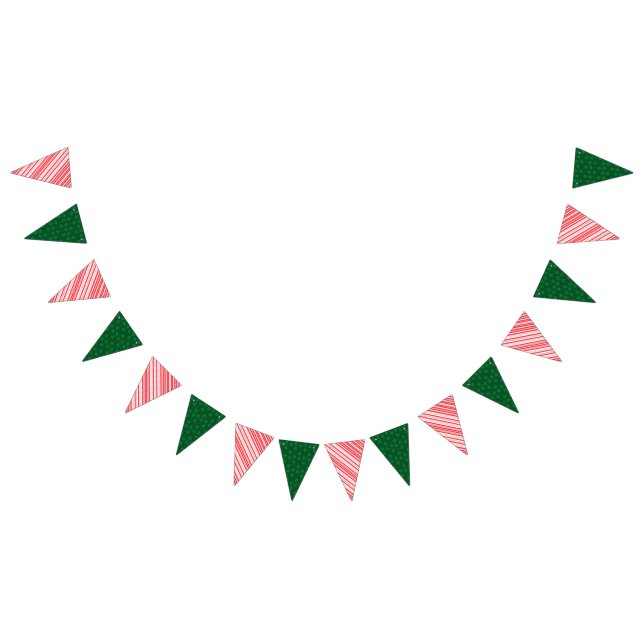 Holiday Triangle Bunting Banner (Alle)