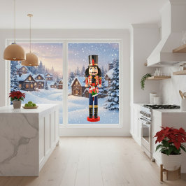 Holiday Vibe Drum Major Nutcracker Fensteraufkleber