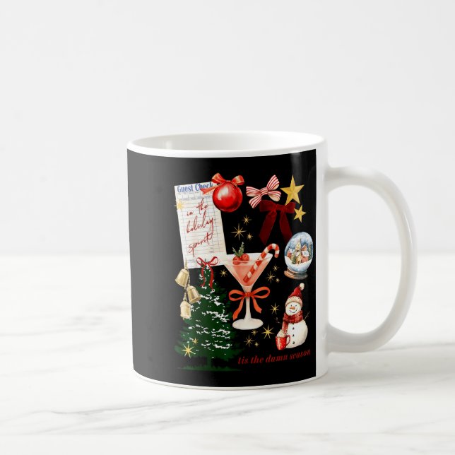 Holiday Vibes In The Holiday Srit Christmas Funny  Kaffeetasse (Rechts)