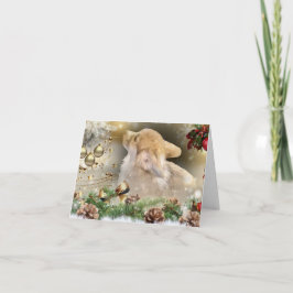 Holiday Welsh Corgi Puppy Feiertagskarte