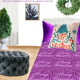 Holiday Wites Fleecedecke