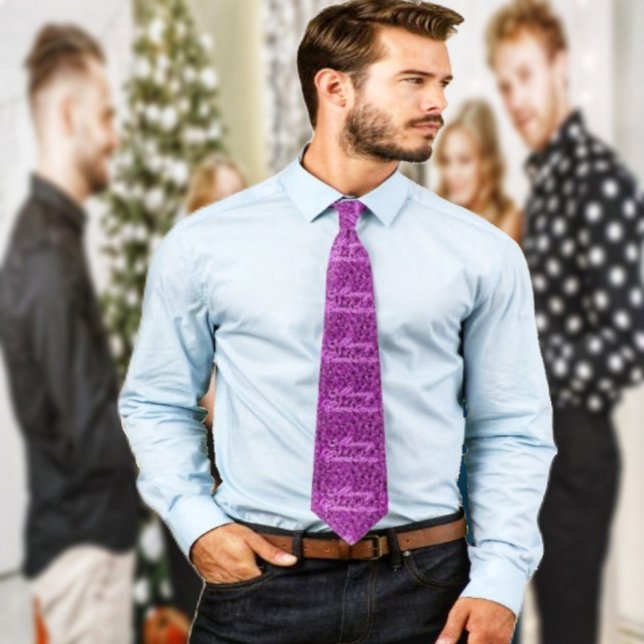 Holiday Wites Krawatte (This Holiday Wishes Neck tie, has a Victorian feel, to its design!)