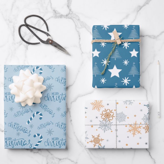 Holiday Wrap Geschenkpapier Set (Vorderseite)