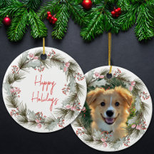 Holiday Wreath Custom Pet Foto