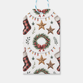 HOLIDAY WREATH STOCKINGS STARS LIGHTS GESCHENKANHÄNGER