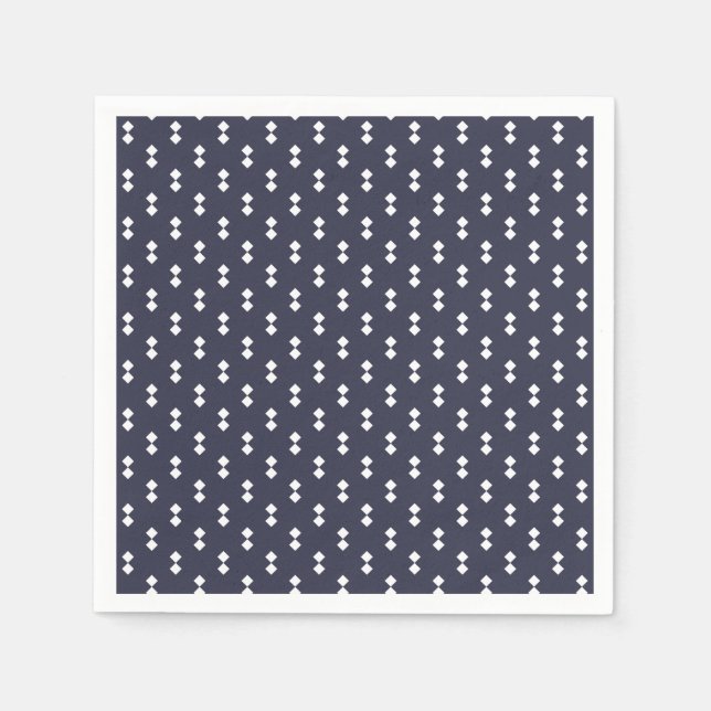Holiday wünscht Muster Weihnachtspapier Napkin Serviette (Vorderseite)
