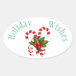 Holiday wünscht Umschlag Aufkleber Stickers
