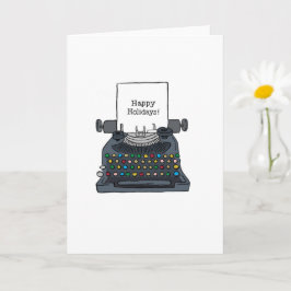 Holidays! 5" x 7" geklappte Grußkarte Karte