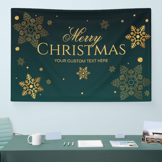 Holidays Christmas party backdrop  Banner (Messe)