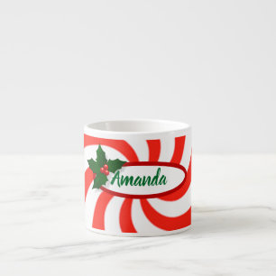 Holidays Minze Candy Custom Espressotasse