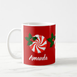 Holidays Minze Candy Custom Kaffeetasse