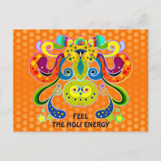 holiES - abstrakte glückliche heilige Kuh + Ihre I Postkarte