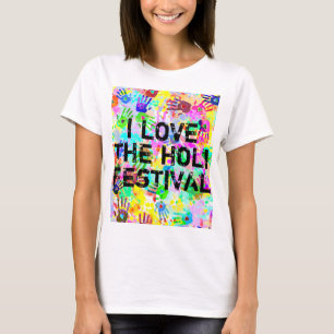 holiES - Hände spritzen farbiges Grunge Muster 2 T-Shirt