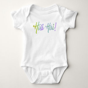 holiES - HOLI HAI grunge pastel 1 Baby Strampler