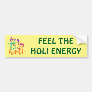 holiES - Jeder Tag ist Holi + Ihr Backgr. Ideen Autoaufkleber