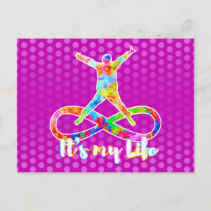 holiES - Lemniscate - Es ist mein Leben Person Postkarte
