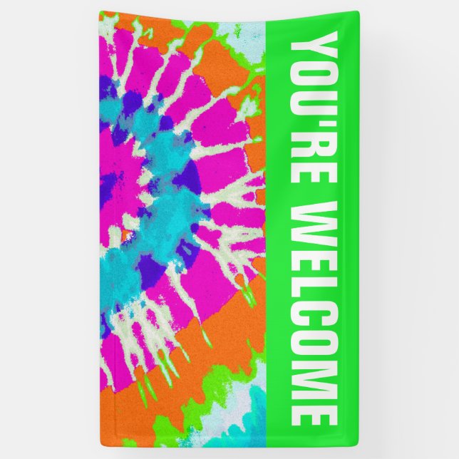 holiES - Power Spiral Batik Style Banner (Vertikal)