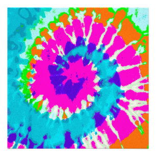 holiES - Power Spiral Batik Style Fotodruck