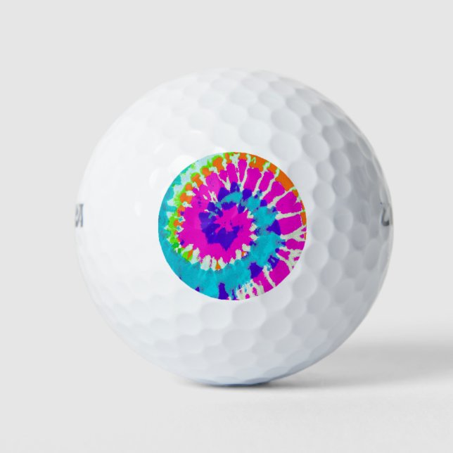 holiES - Power Spiral Batik Style Golfball (Vorderseite)