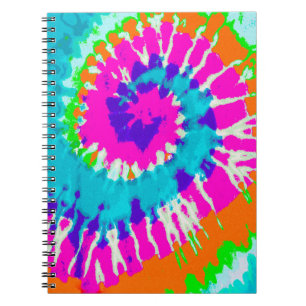 holiES - Power Spiral Batik Style Notizblock