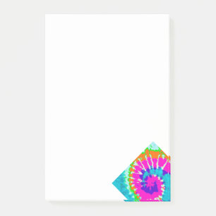 holiES - Power Spiral Batik Style Post-it Klebezettel