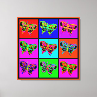 holiES - Psychedelische Schmetterlinge Mosaik Leinwanddruck