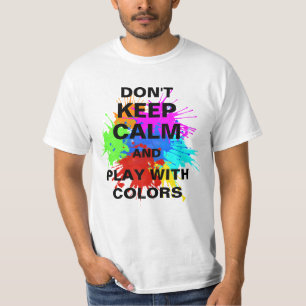 holiES - Splashes rund 2 + Ihre Ideen T-Shirt