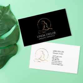 Holistic Massage Therapy Heiler Energy Business Ca Visitenkarte