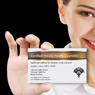 Holistischer Gesundheitsberater Visitenkarte
