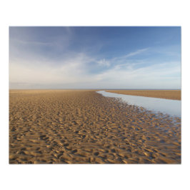 Holkham Beach Norfolk Minimalist Coastal Landscape Fotodruck
