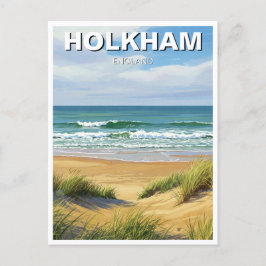 Holkham Norfolk England Travel Postkarte