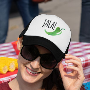 Holla Jalapeno Funny Trucker Hat Truckerkappe