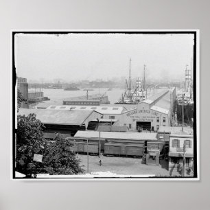 Holland-America-Linie-Anleger, Hoboken, N.J. c1905 Poster