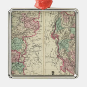 Holland, Belgien und die Schweiz Silbernes Ornament