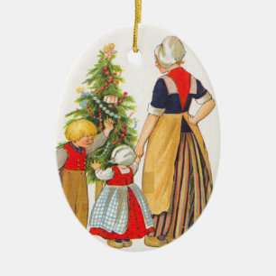 Holland-Feiertags-Verzierung Keramik Ornament