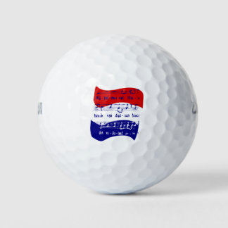 Holland flag golfball