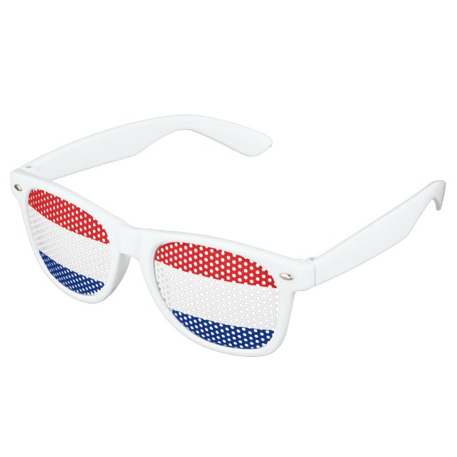 Holland Flag Partybrille (Schrägansicht)