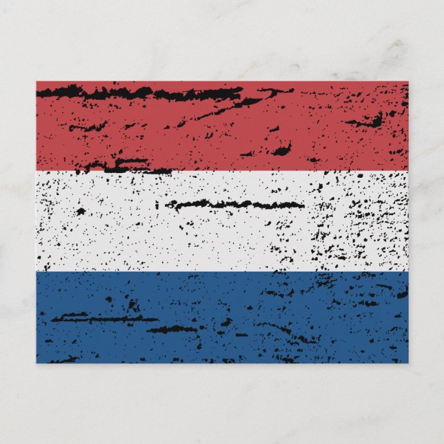 HOLLAND-FLAG POSTKARTE (Vorderseite)