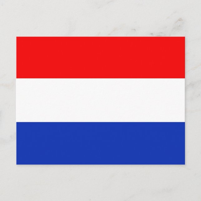 Holland Flag Postkarte (Vorderseite)
