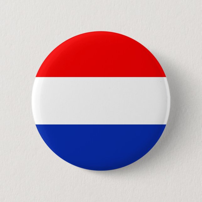 Holland-Flagge Button (Vorderseite)