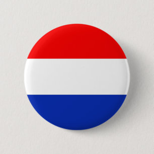 Holland-Flagge Button