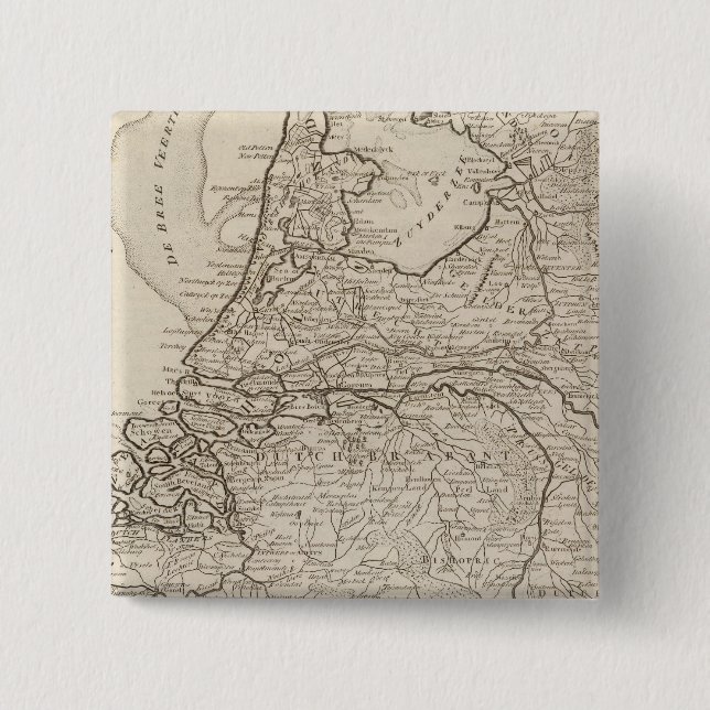 Holland, Friesland, Groningen, Overyssel Button (Vorderseite)