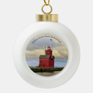 Holland-Hafen SüdPierhead helle Verzierung Keramik Kugel-Ornament