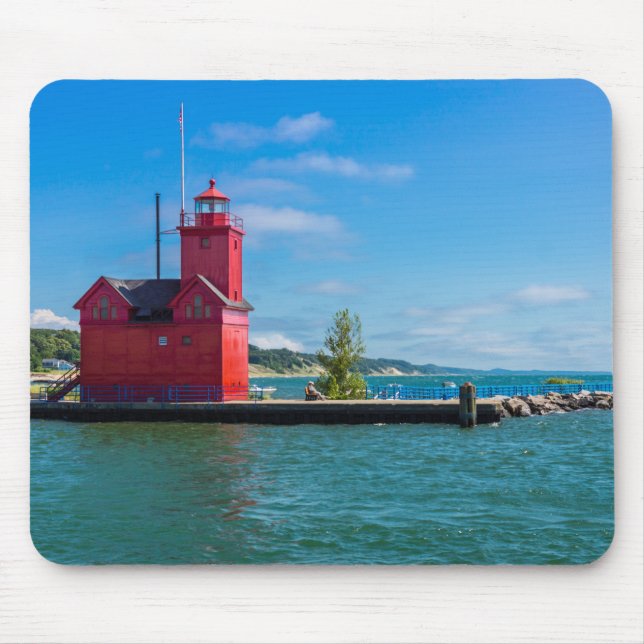 Holland Harbor Lighthouse Mousepad (Vorne)