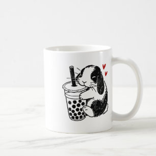 Holland Lop Rabbit Lieben Boba Tea Bunny and Bubbl Kaffeetasse