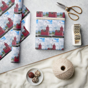 Holland Michigan Big Red Lighthouse Geschenkpapier