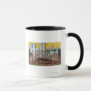 Holland, Michigan - große Buchstabe-Szenen Tasse