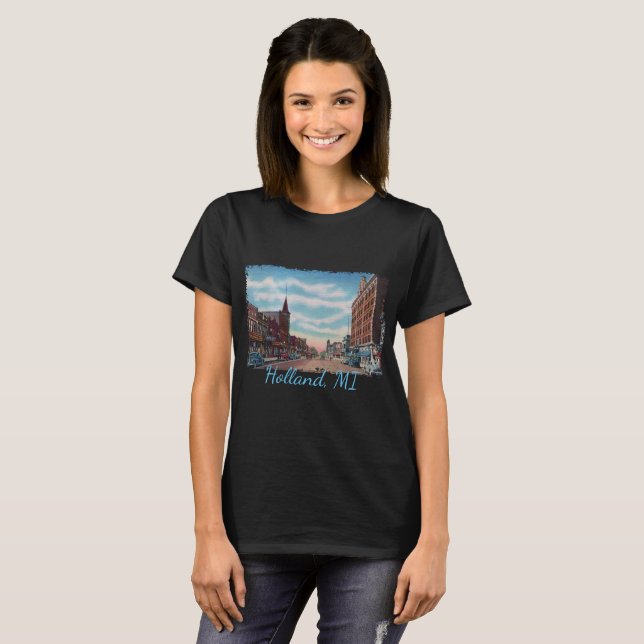 Holland-Michigan-T - Shirt der 40er Jahre (Vorne ganz)