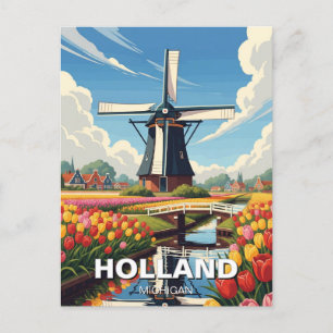 Holland Michigan Travel Postkarte